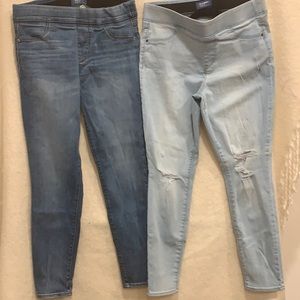 2pc OLDNAVY Rockstar Jegging Size 14 FREE SHIPPING